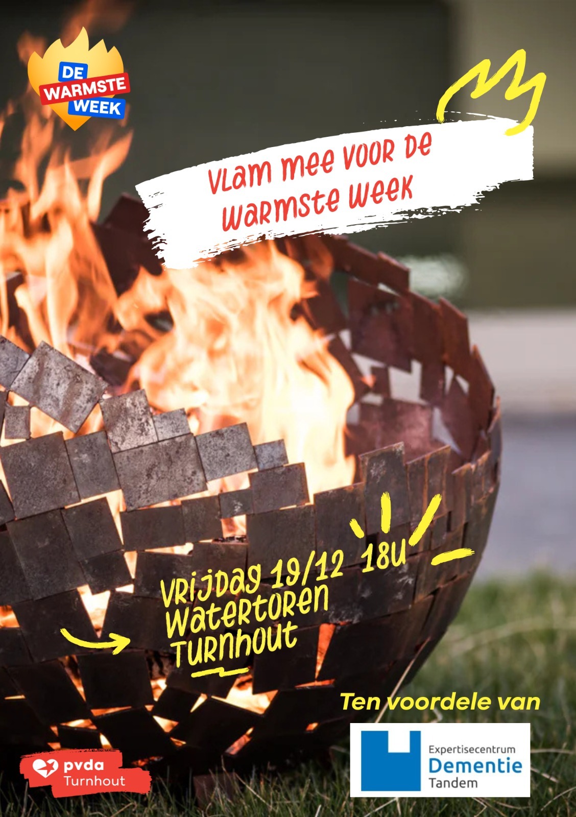 Pvda Turnhout vlamt mee voor de warmste week